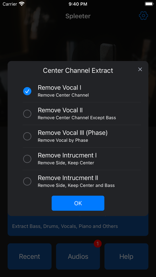 #4. Audio Spleeter (iOS) 由: 龙刚 李