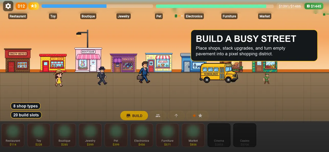 Screenshot #1 pour BussyUP: Street Tycoon