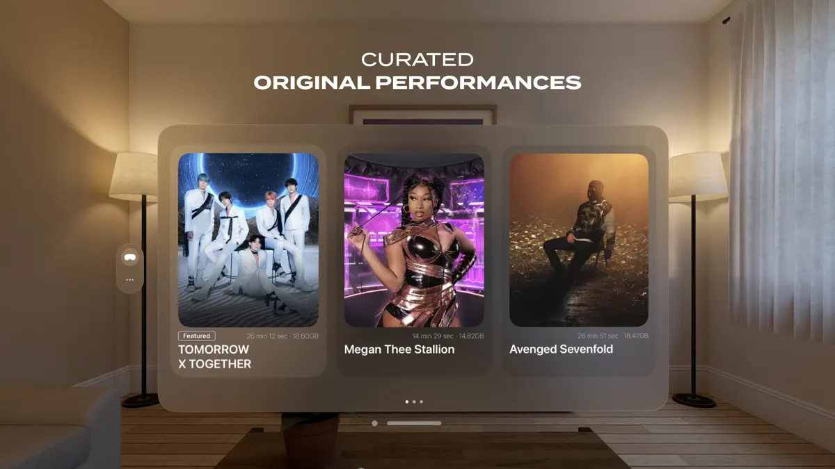 AmazeVR Concerts: Immersive 3D screenshot 1