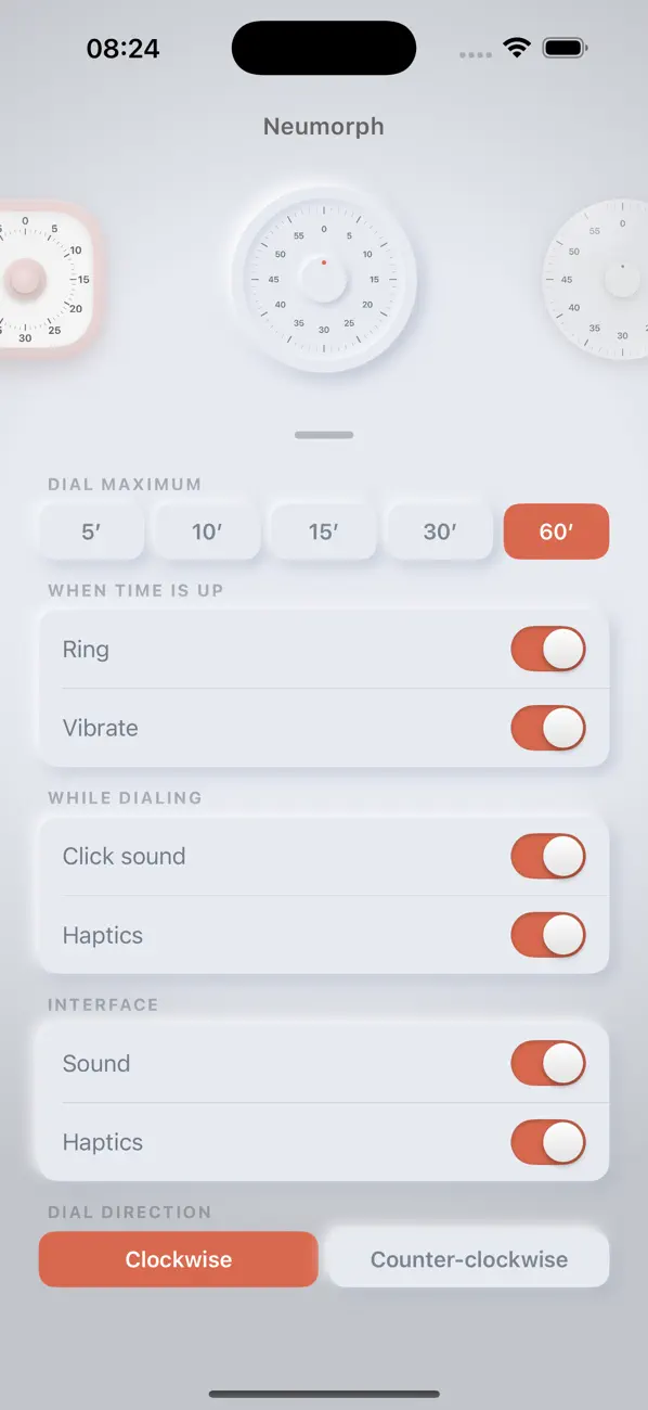Screenshot #2 pour Delightful Visual Timer