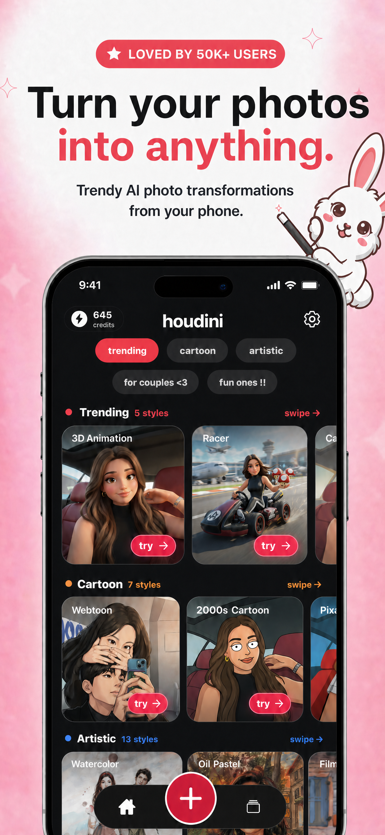Houdini - AI Photo Magic