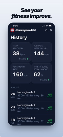 Norwegian 4x4 workout Screenshot 5 of 7