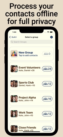 Send Group SMS & Email - BulkX screenshot