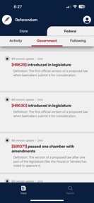 Referendum App screenshot