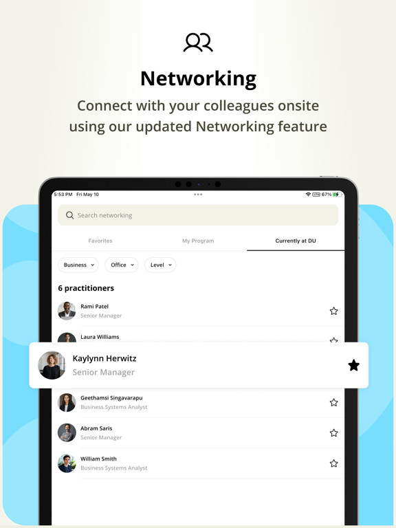 Deloitte University iPad screenshot 6 - Travel app