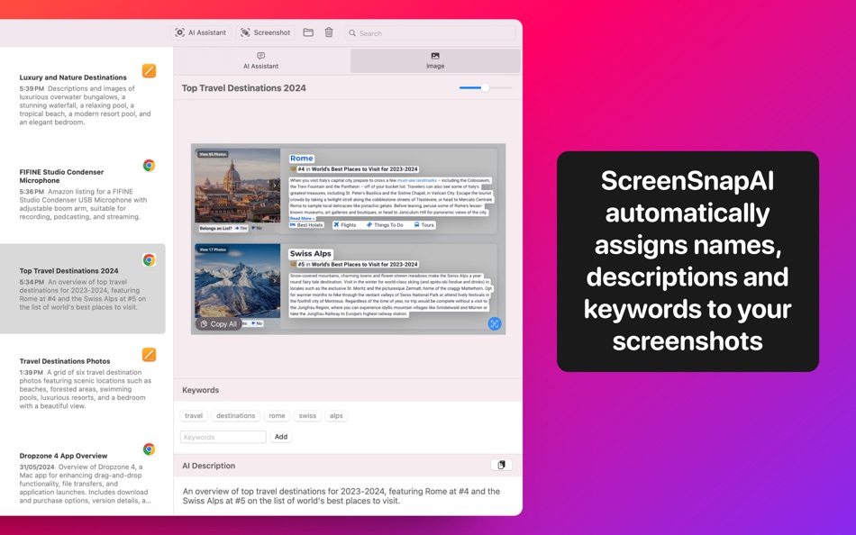 #4. ScreenSnapAI: Smarter Captures (macOS) 由: Aptonic LLC