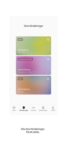 Hedvig screenshot