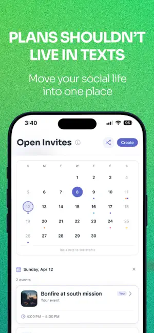 Open Invite - Social Calendar screenshot 3