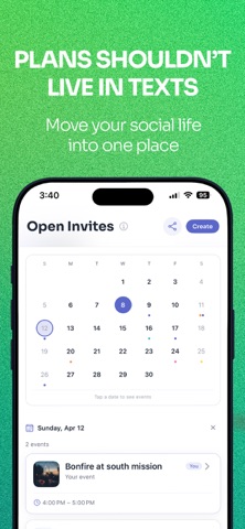 Open Invite - Social Calendar Screenshot 3 of 6