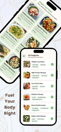 Capture d'écran de Healthy Diet Recipes - Dishes sur iPhone 5