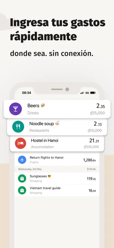 TravelSpend: Presupuesto viaje screenshot 2 of 6