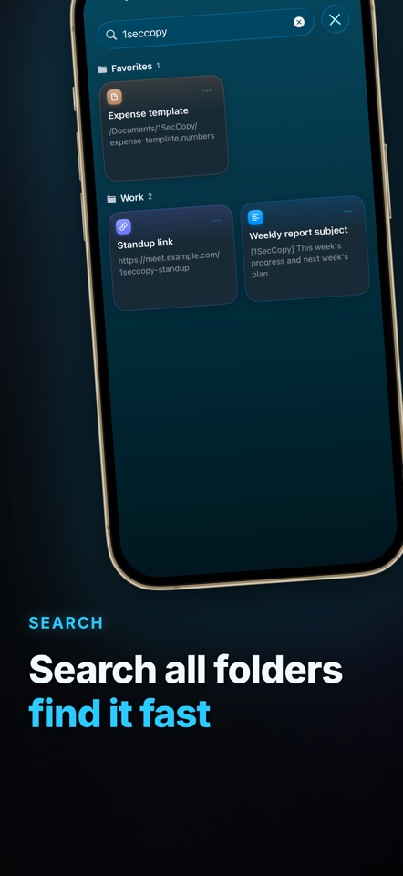 1SecCopy: Clipboard & Keyboard screenshot 6