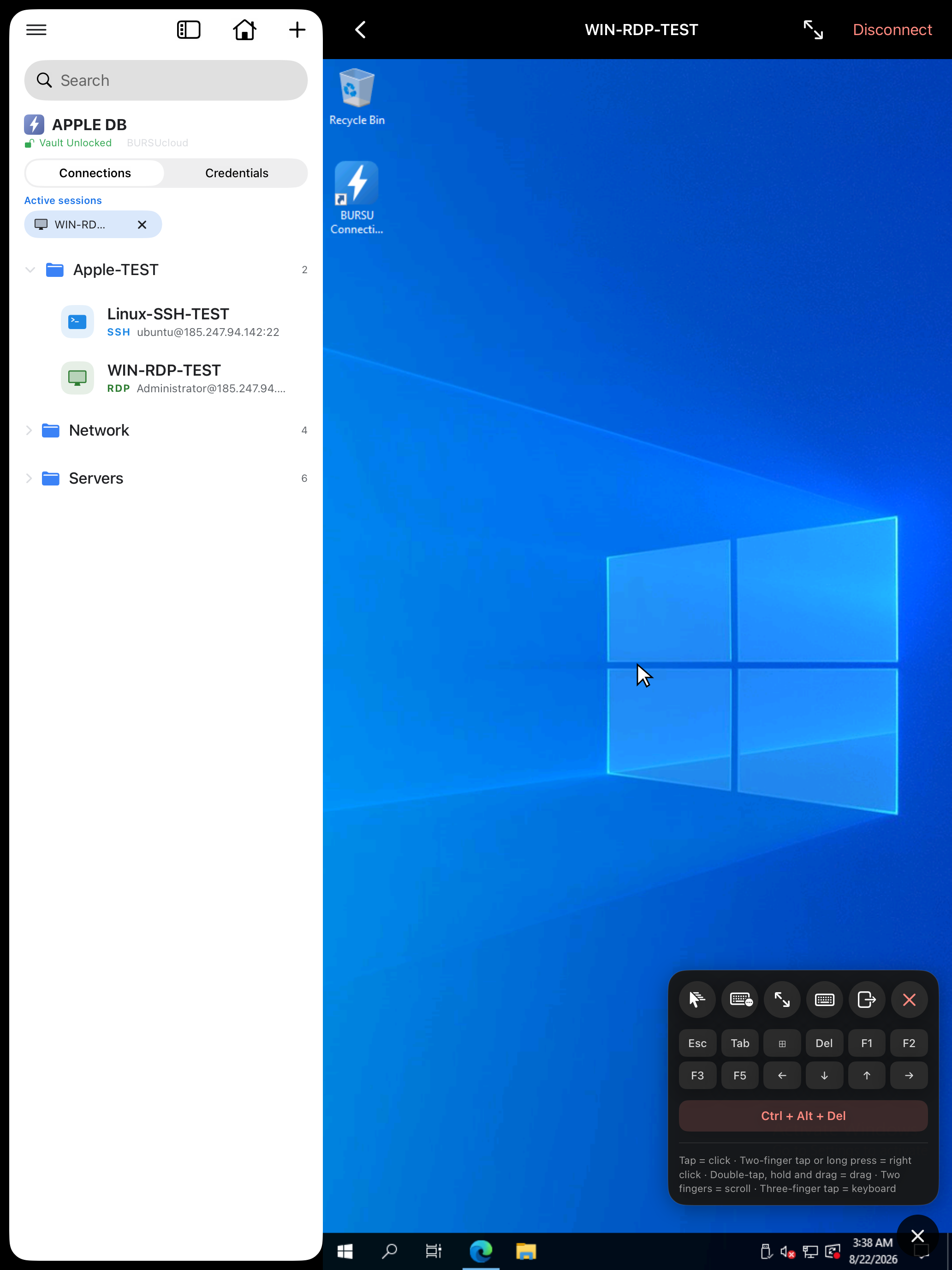 BURSU Connection Manager screenshot 10