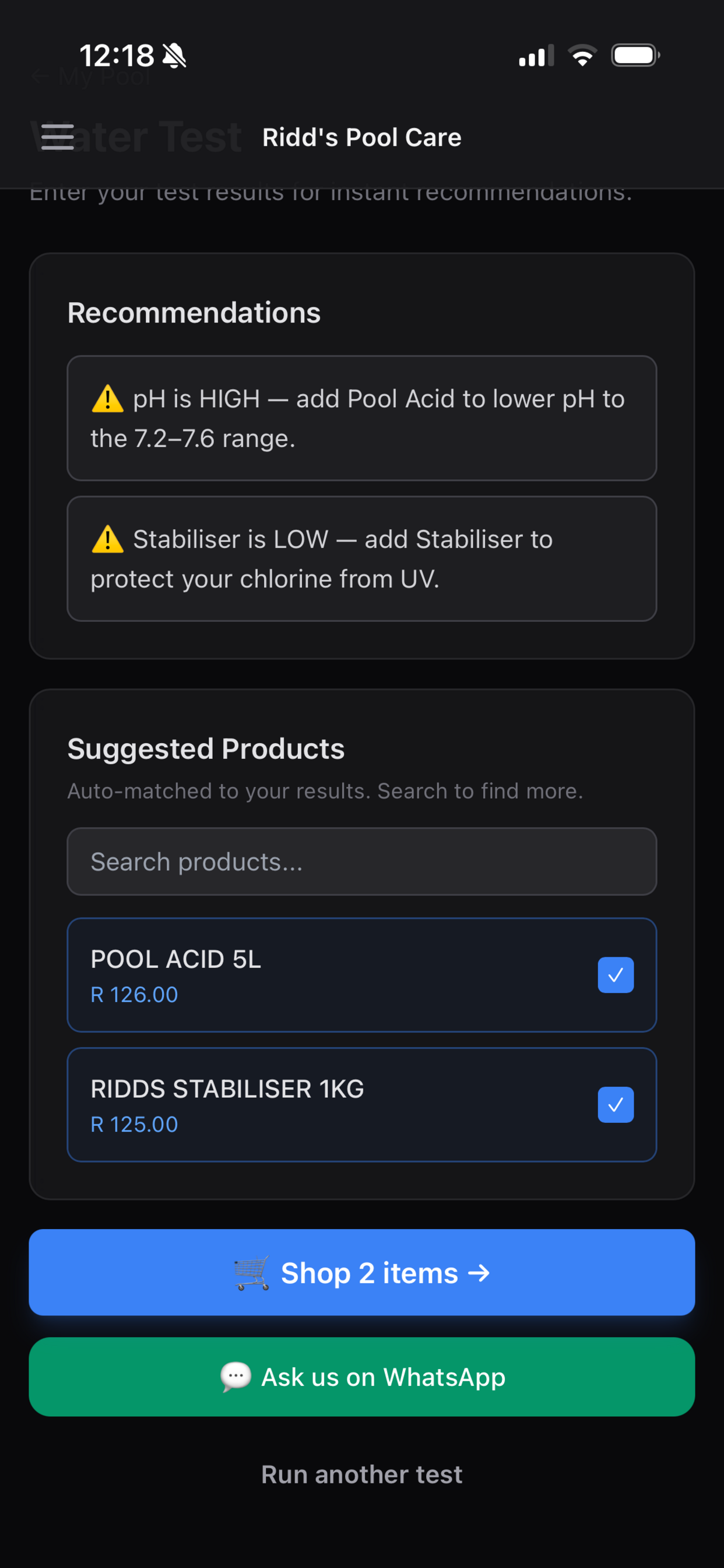 Ridd's Pool Care screenshot 3