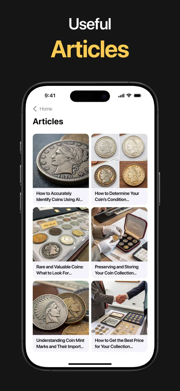#6. Coin Identifier & Scanner . (iOS) Ved: Nicole Jackson