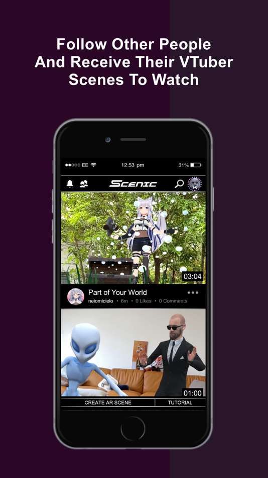 #6. Scenic: AR VTuber Performances (iOS) De: Robert McCrory
