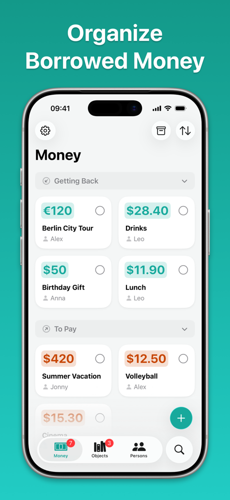 Keepfully – Loan Tracker screenshot 1