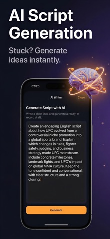 Teleprompter for video - Promy screenshot