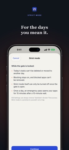 TaskGate: App Blocker & To-Do Screenshot 1 of 6