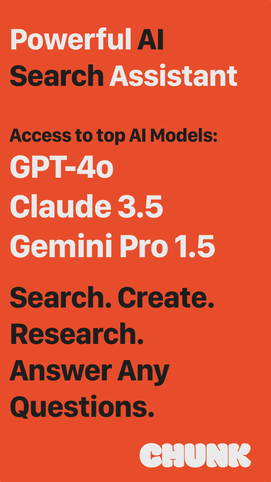 #1. Chunk: AI Research Assistant (macOS) 由: Curious Minds Software, LLC