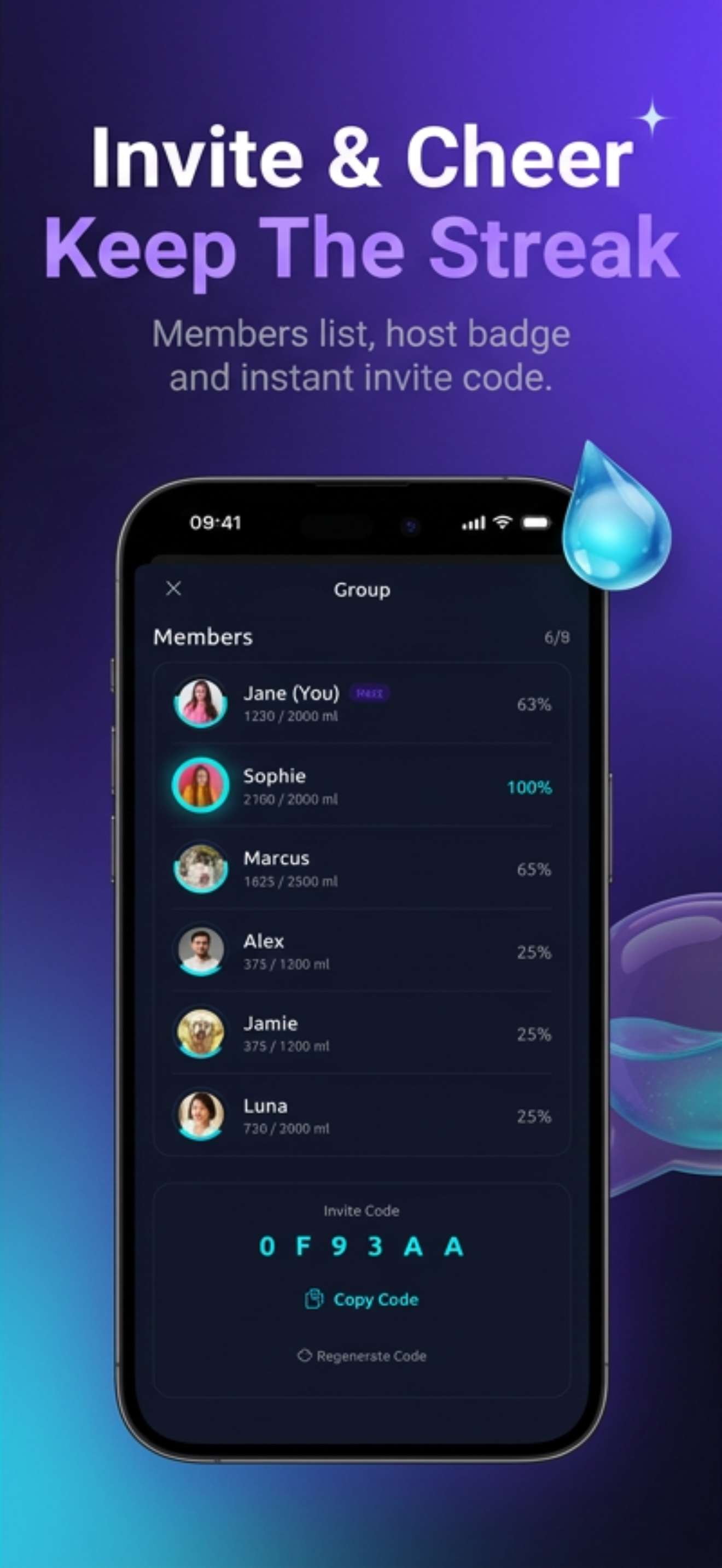Bermodo: Live Hydration Circle