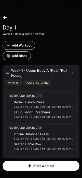 Element 26 Trainer Workout App Screenshot 2 of 5