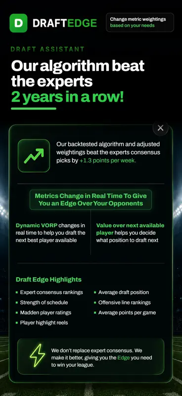 Draft Edge - Fantasy Football screenshot 1 of 4