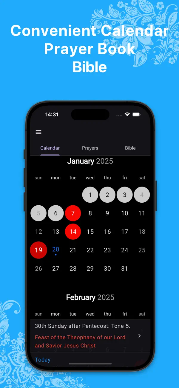 Screenshot #2 pour Orthodox Calendar †