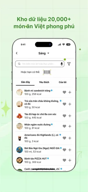 Caloer - Tính Calo & Giảm Cân screenshot 4