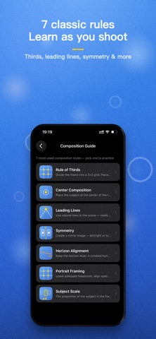 SnapFrame Composition iPhone screenshot