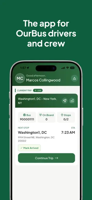 OurBus Driver screenshot 1