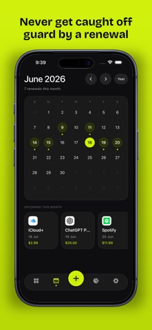 Subtle: Subscription Tracker Screenshot 3 of 5