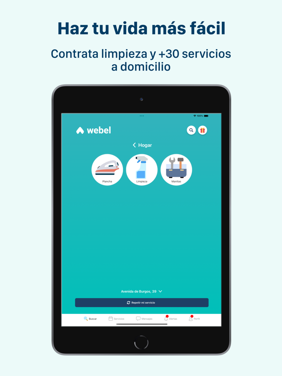 Screenshot #4 pour Webel - Servicios a domicilio