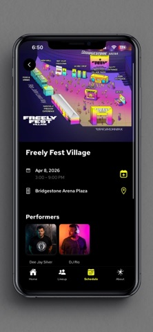 Freely Fest iPhone screenshot