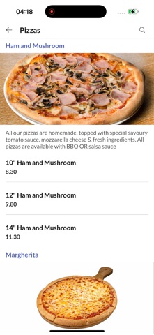 Manham hill pizza Screenshot 3 of 4
