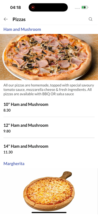 Manham hill pizza Screenshot 3 of 4
