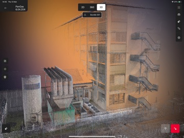 Leica Cyclone FIELD 360 iPad screenshot