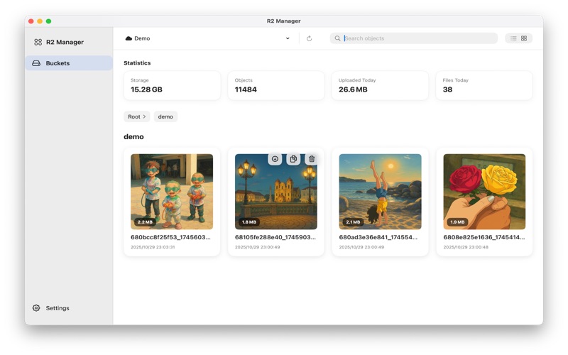 R2 Manager screenshot