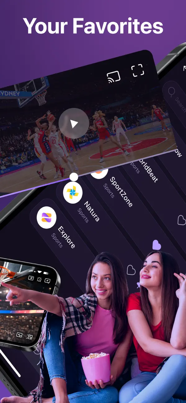 Screenshot #1 pour PlayTV: Sports TV & Shows