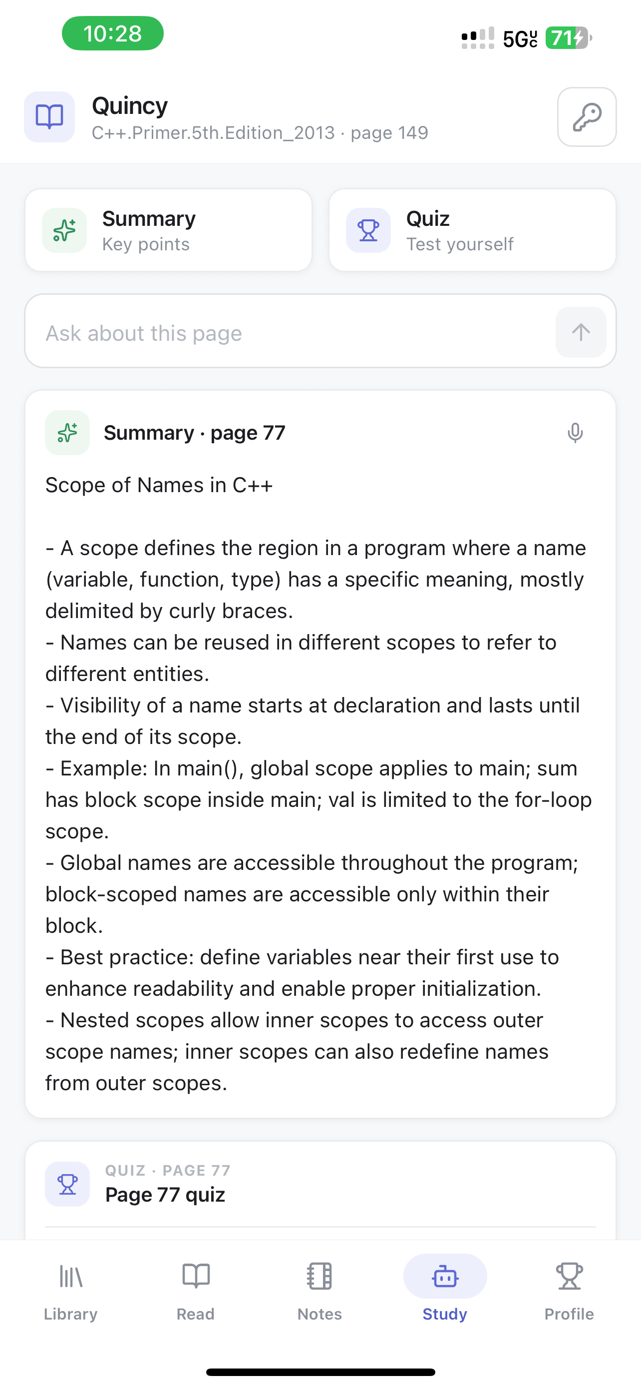 Quincy Reader screenshot 3