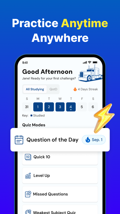 CDL Prep Practice Test - 2026 iPhone screenshot 5 - Education app