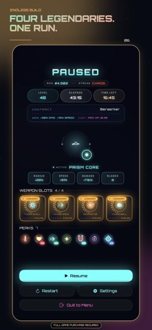 Chaos Core: Orbit Survival iPhone screenshot