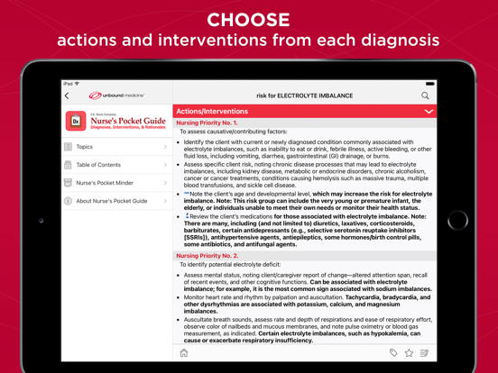 Nurse's Pocket Guide-Diagnosis iPad app afbeelding 5