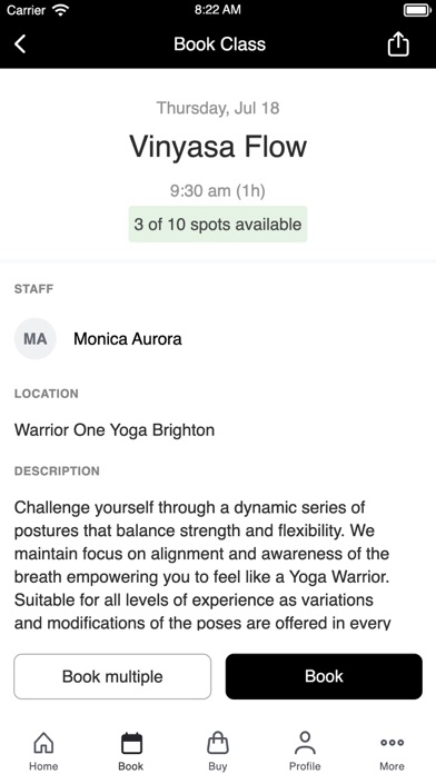 Warrior One Yoga Screenshot