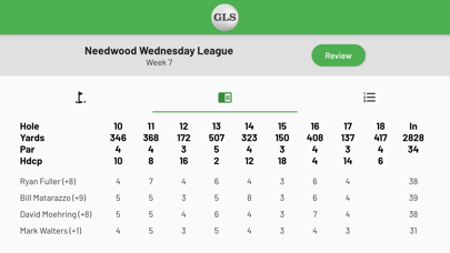 GolfLeagueSite Screenshot