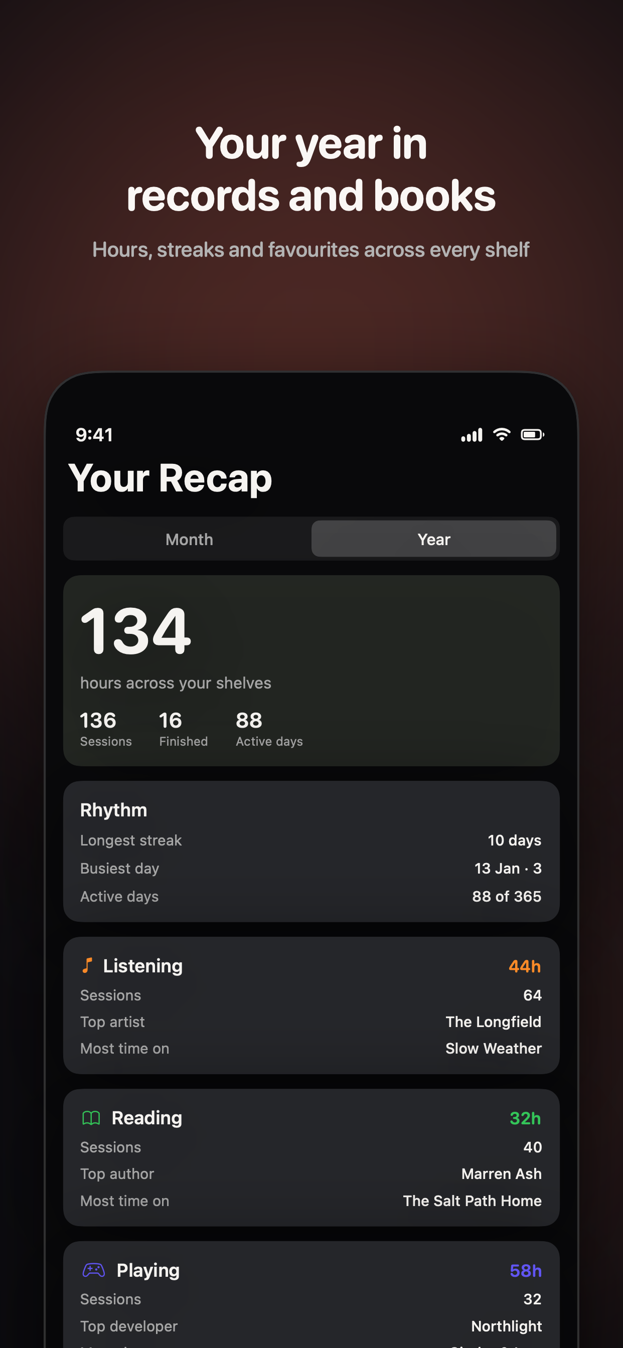 Rewoven: Vinyl & Book Tracker screenshot 2