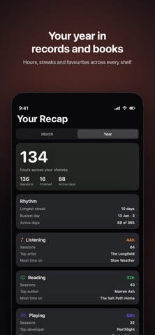 Rewoven: Vinyl & Book Tracker screenshot