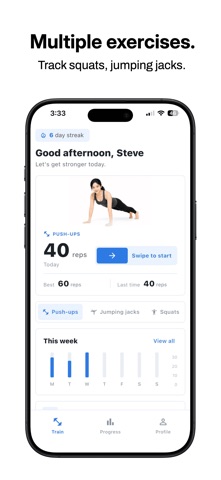 RepCounta: AI Pushup Counter Screenshot 3 of 6