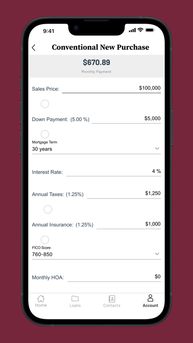 CharterGo Home Loan Screenshot