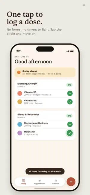SuppTrack: Supplement Tracker screenshot 2